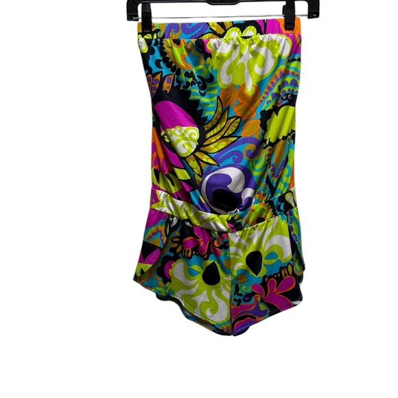 NWOT Trina Turk Multicolor Strapless Coverup/Romper Size Small MSRP $198 - Picture 2 of 10